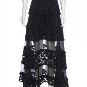 Alexis Lace Midi Skirt Size XS